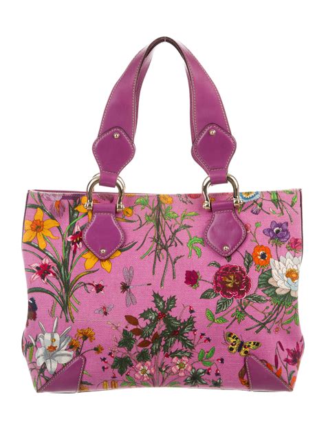 gucci floral bag ebay|real gucci tote bag.